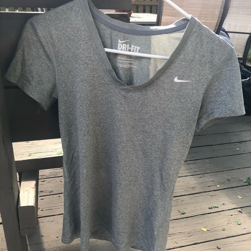 NIKE dri-fit v-neck shirt